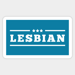 Lesbian for America Sticker